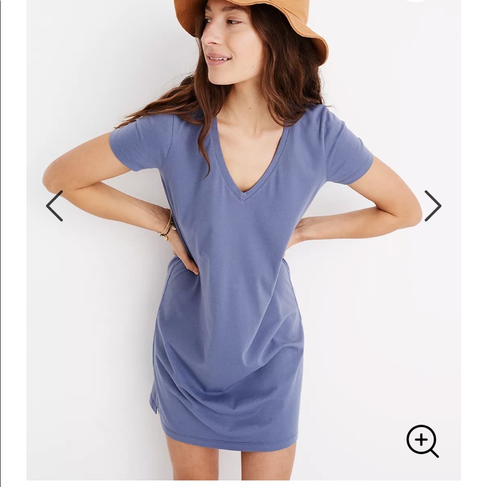 Madewell Northside Vintage V-neck Tee Dress EUC